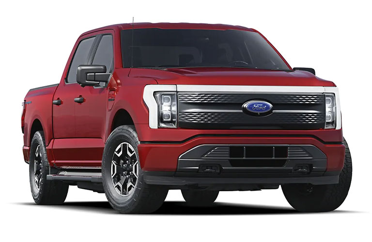 2022 Ford F-150 Lightning truck front view