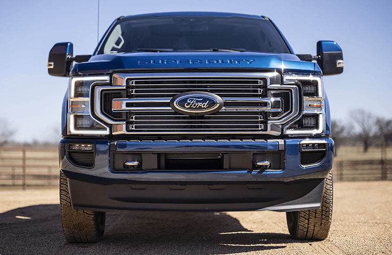 2022 Ford Super Duty truck front view